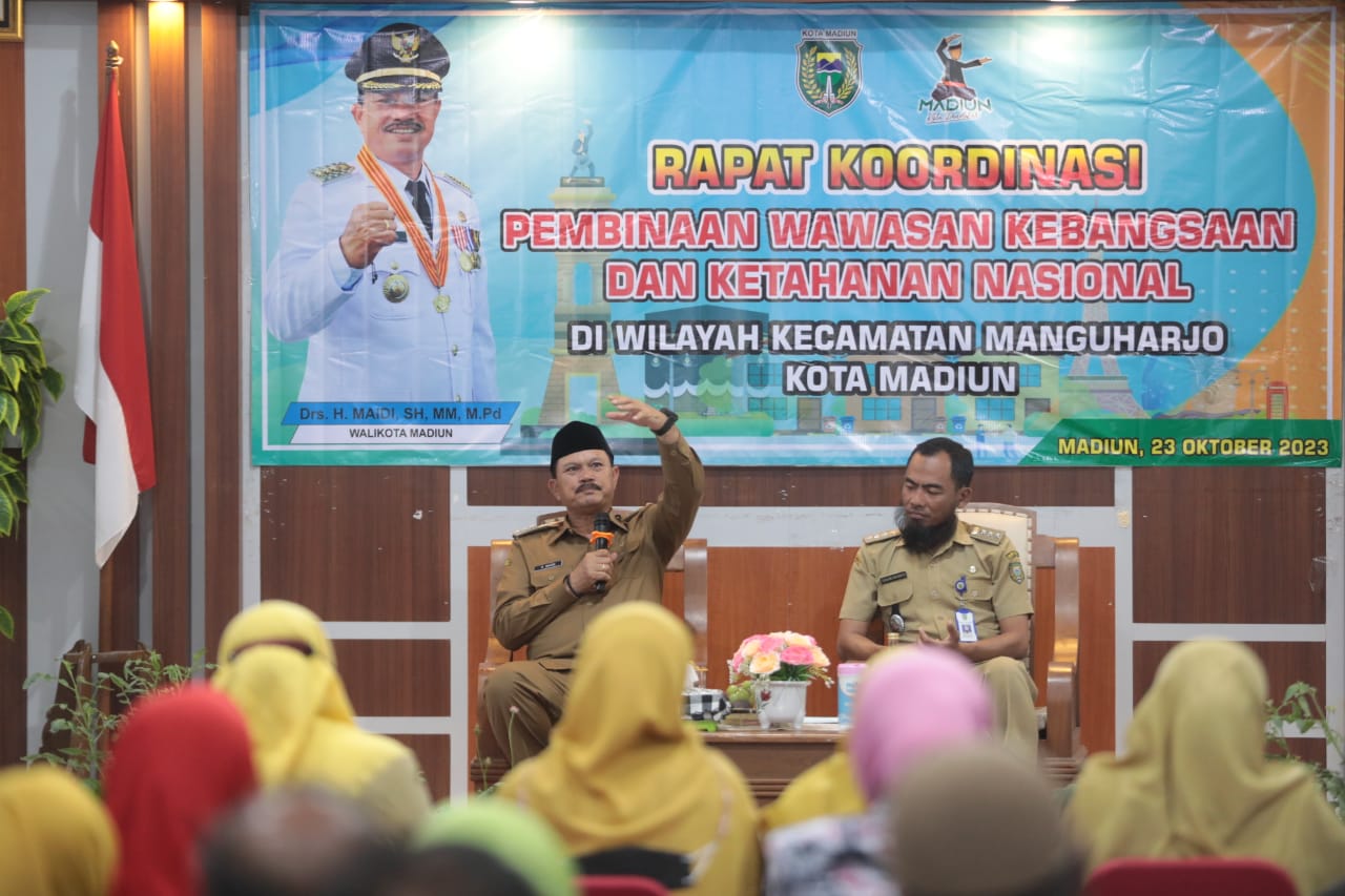 Narasumber Rakor Pembinaan Wawasan Kebangsaan dan Ketahanan Nasional, Wali Kota Minta Warga Jaga Kerukunan dan Keamanan