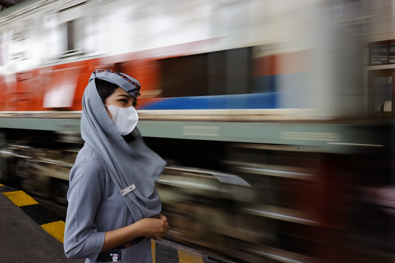 Foto 3 dari 9: Mudik Menggunakan Kereta Api