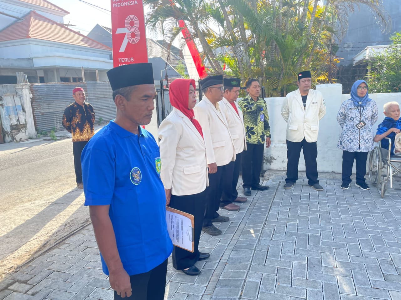 Foto 7 dari 7: Bersama PSM dan TKSK, ODGJ di Kota Madiun Ikuti Peringatan HUT RI ke-78