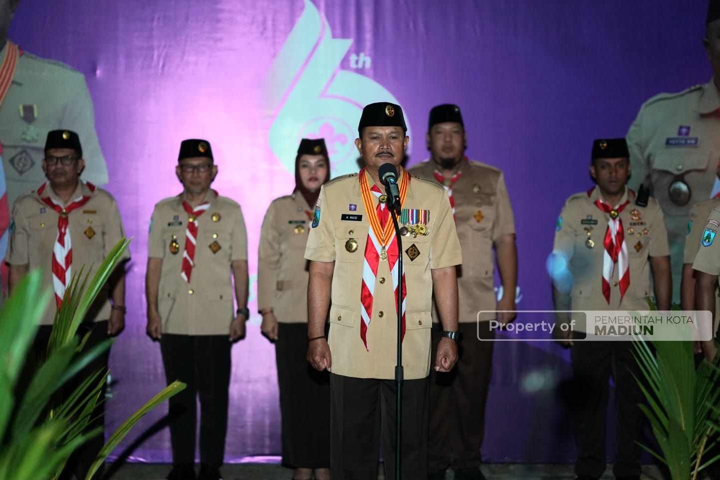 Foto 1 dari 6: Pimpin Upacara Ulang Janji Pramuka, Wali Kota Ajak Pramuka Selalu Amalkan Tri Satya dan Dasa Dharma