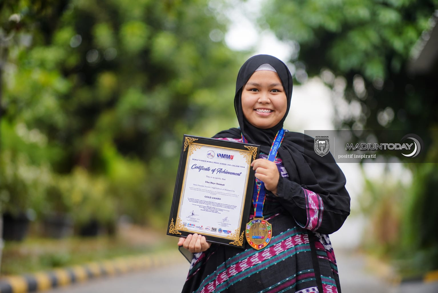 Kulit Porang Disulap Jadi Inovasi Hijau, Siswi MTsN Kota Madiun Raih Gold Award di Ajang Internasional WSDG Green Impact Award