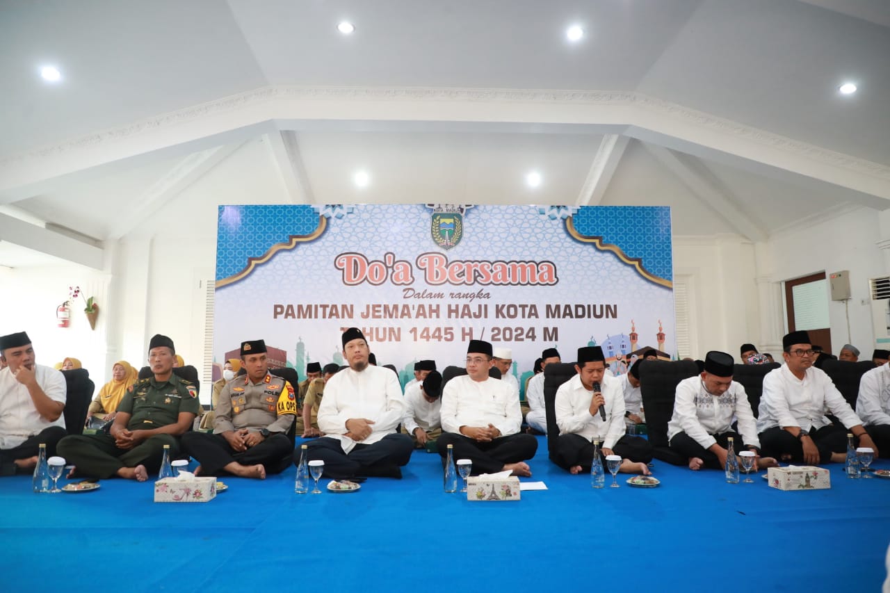 Foto 3 dari 8: Gelar Doa Bersama CJH, Pj. Wali Kota Titip Doa Untuk Kota Madiun