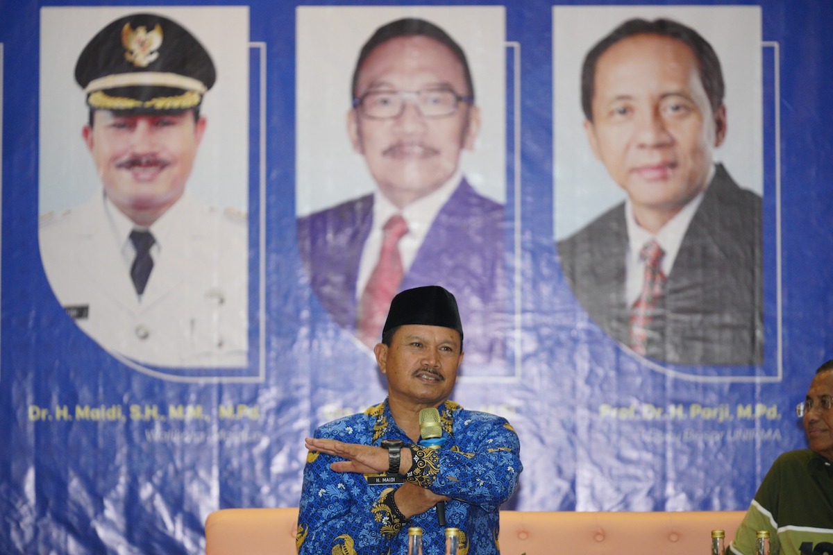 Foto 1 dari 8: Jadi Pembicara Di Unipma, Wali Kota : Anak Muda Harus Banyak Pengalaman