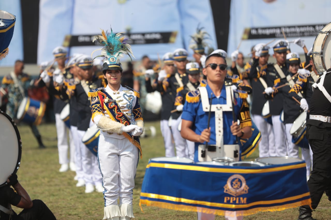 Foto 11 dari 12: Puncak Hari Jadi ke-105, Koreografi Pencak Silat Hingga Marching Band Sukses Meriahkan Gelaran Upacara