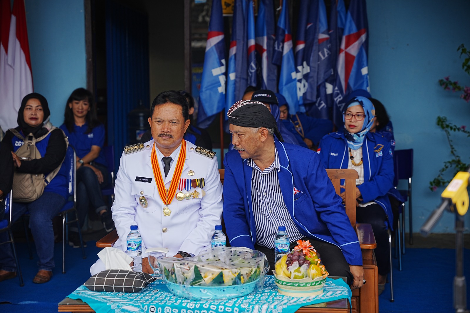 Foto 6 dari 10: Peringati 4 Tahun MaDa, Wali Kota Hadiri Pagelaran Reog di DPC Demokrat