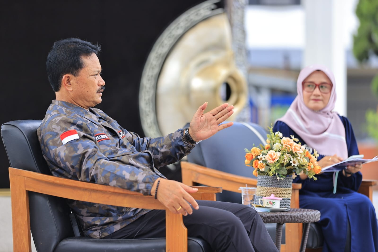Foto 1 dari 9: Hadir di PRC, Wali Kota Maidi Sampaikan Hasil Pembangunan 2022 Lewat Wali Kota Menyapa
