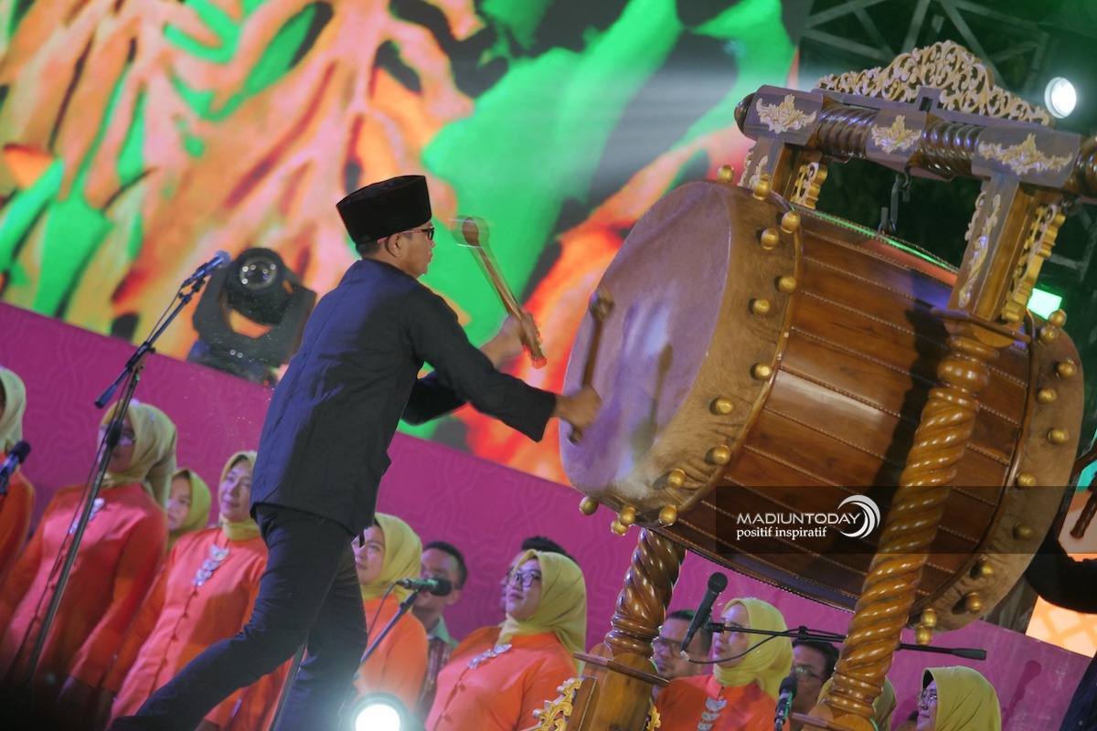 Foto 7 dari 8: MTQ ke-30 Jatim Dimulai, Kafilah Kota Madiun Siap Rebut Juara