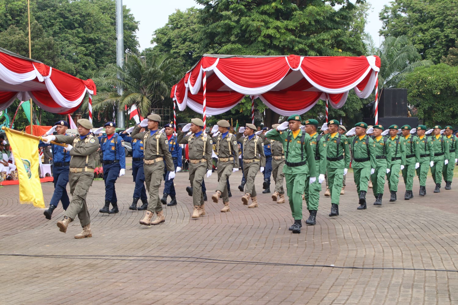 Sabet Juara Lagi, Kota Madiun Raih Juara Dua Lomba Kerapian dan Ketertiban Pasukan Jawa Timur Kali Ini