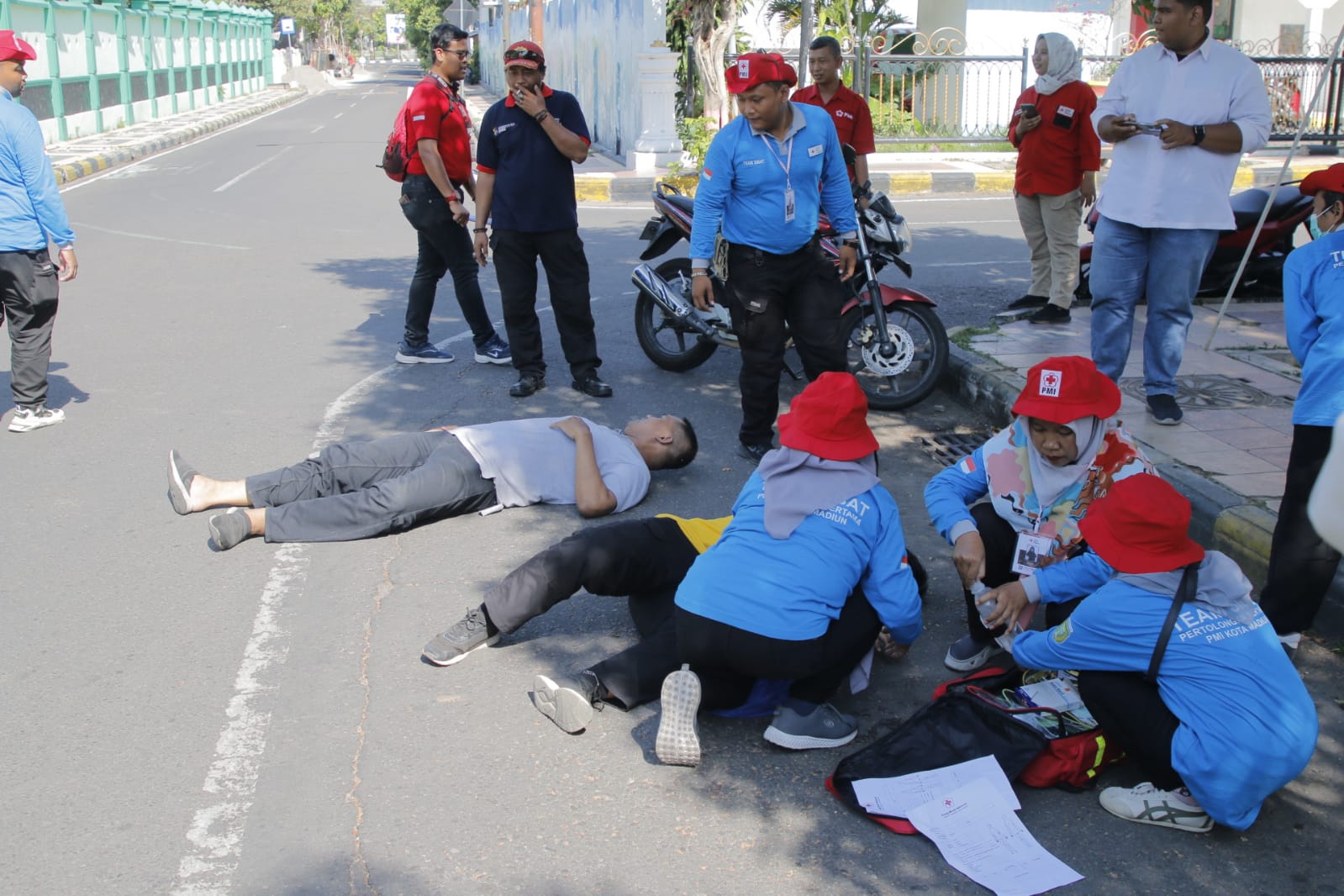 Foto 12 dari 15: Tingkatkan Kapasitas Relawan Sibat, PMI Kota Madiun Gelar Pelatihan
