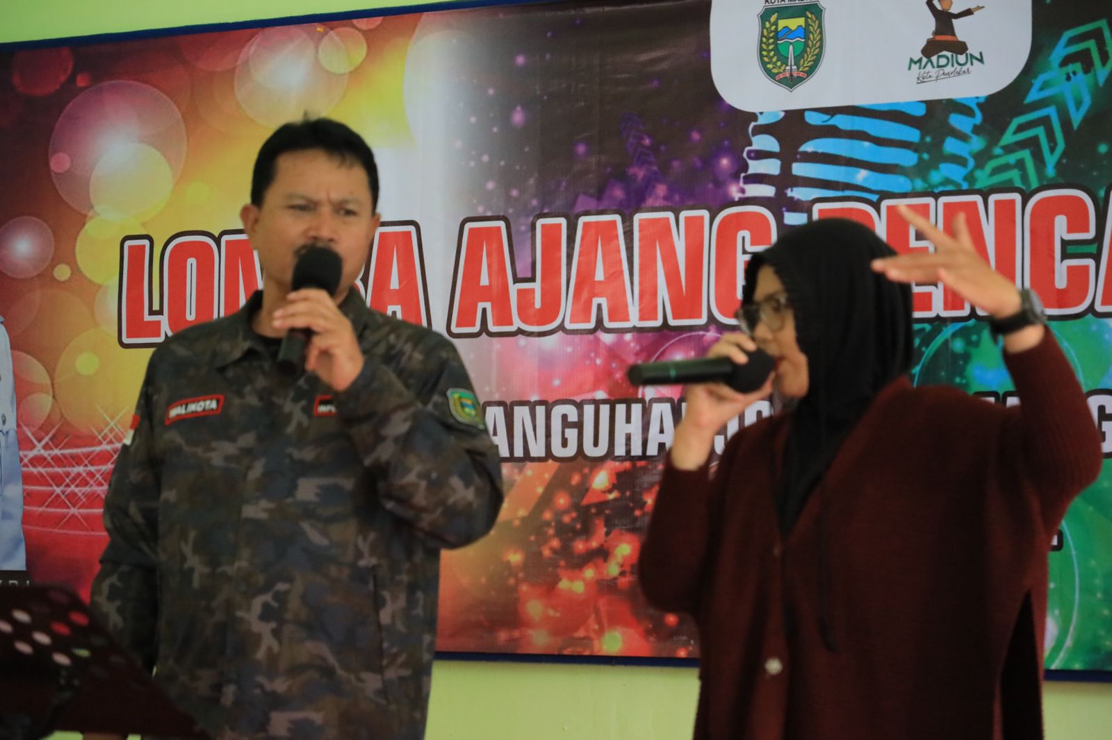 Foto 7 dari 9: Ajang Pencarian Bakat Kelurahan Manguharjo, Wali Kota: Suara, Penampilan, dan Attitude Harus Baik