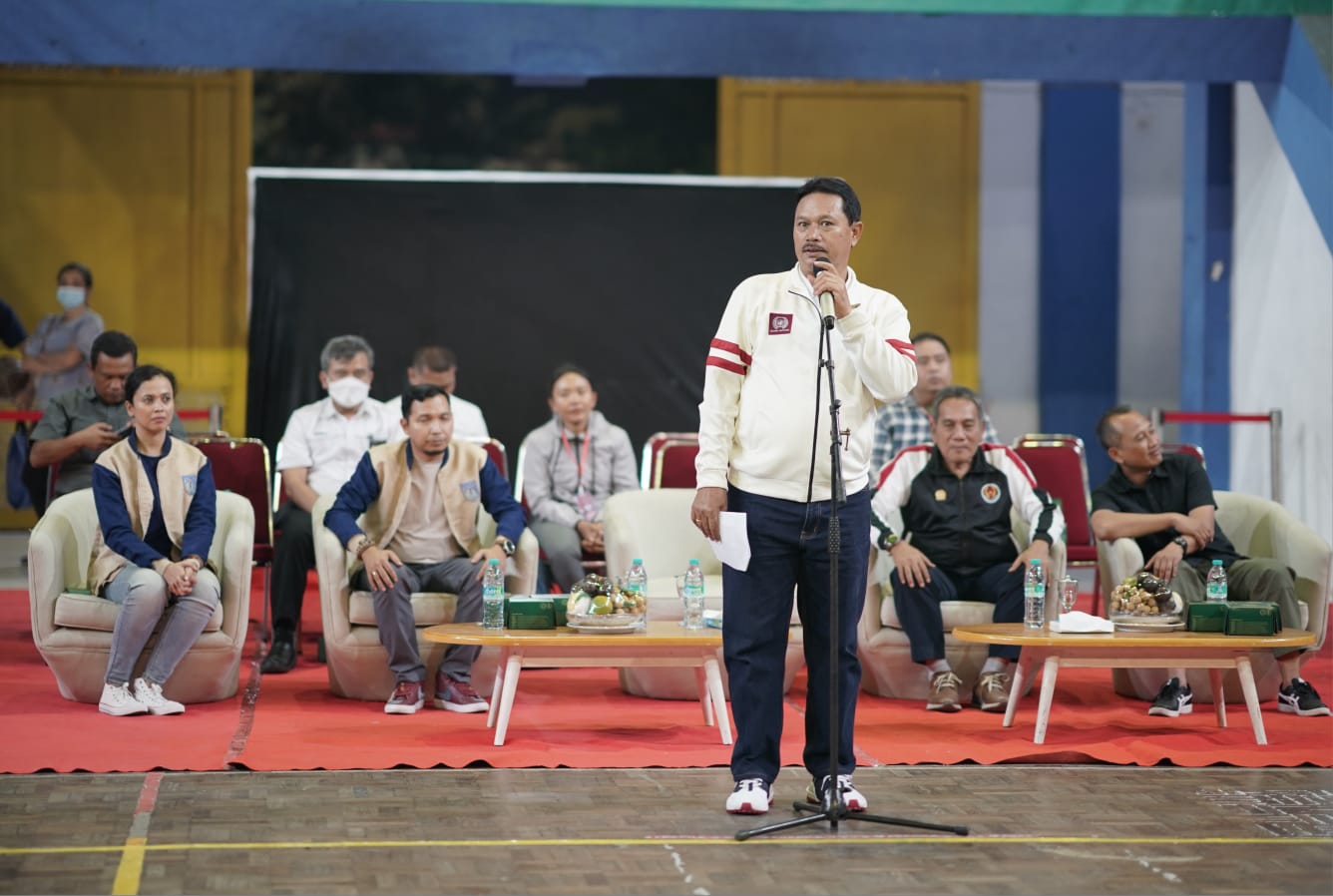 Foto 2 dari 9: Buka Turnament Bola Basket Walikota Cup, Wali Kota Maidi Harap Cetak Tim Berprestasi