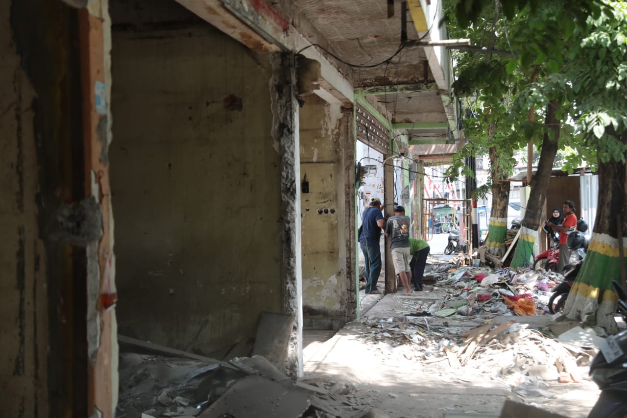 Foto 9 dari 9: Pasar Kawak Mulai Dibangun, Dinas Perdagangan Fasilitasi Kebutuhan Pedagang Di Area Relokasi