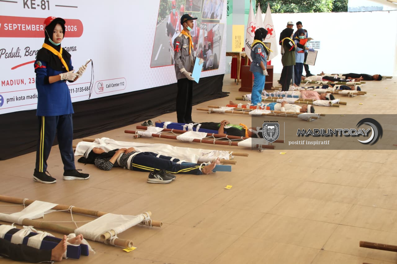 Foto 14 dari 20: 87 Sekolah Ikut Kompetisi PMR, Asah Kesiapsiagaan dan Kepedulian Terhadap Sesama