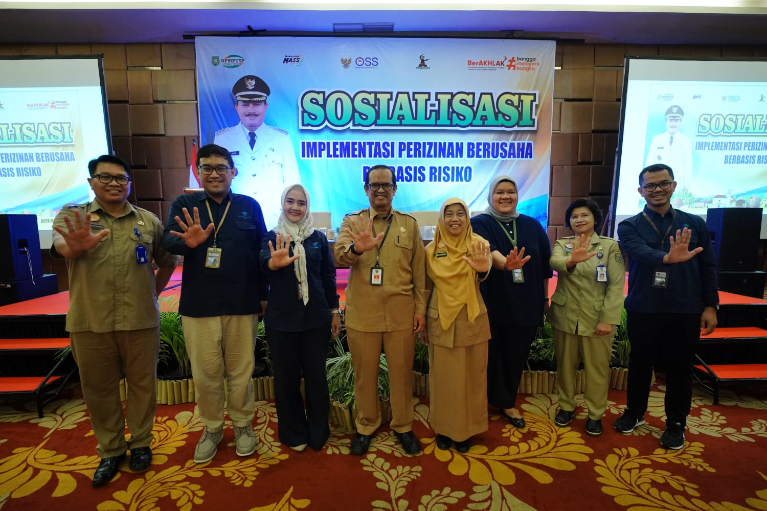 Foto 1 dari 10: Permudah Investasi di Kota, Pemkot Gelar Sosialisasi Perizinan Berbasis Resiko Kepada Pelaku Usaha