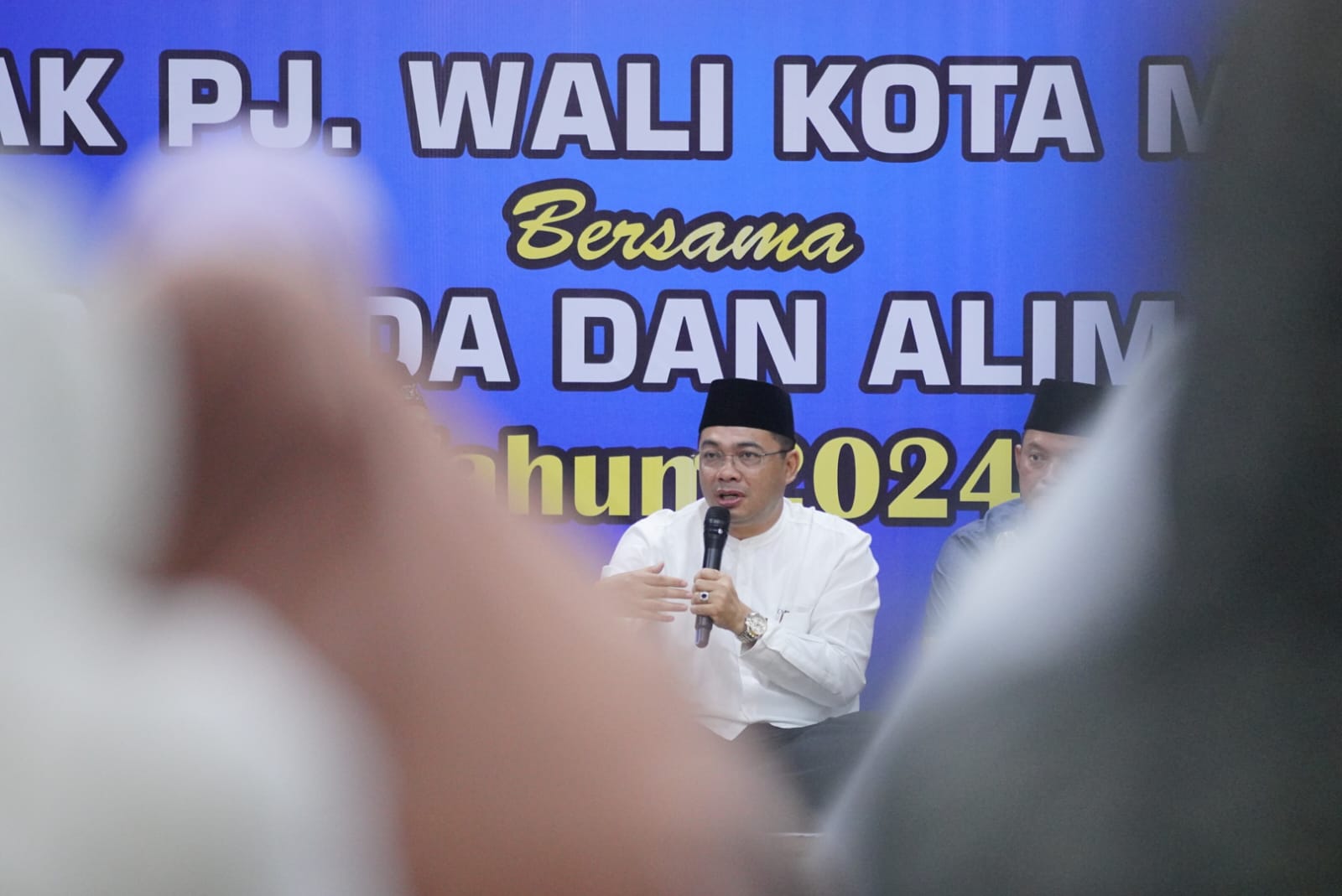 Hari Kelima Bertugas, Pj. Wali Kota Gelar Silaturahmi Bersama Stakeholder dan Ulama Kota Pendekar