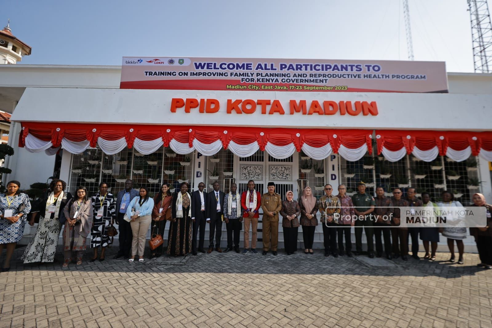 Foto 6 dari 9: Lawatan Delegasi Kenya dan Bangladesh di Kota Madiun Dimulai, Wali Kota Siap Berikan Pelayanan Terbaik