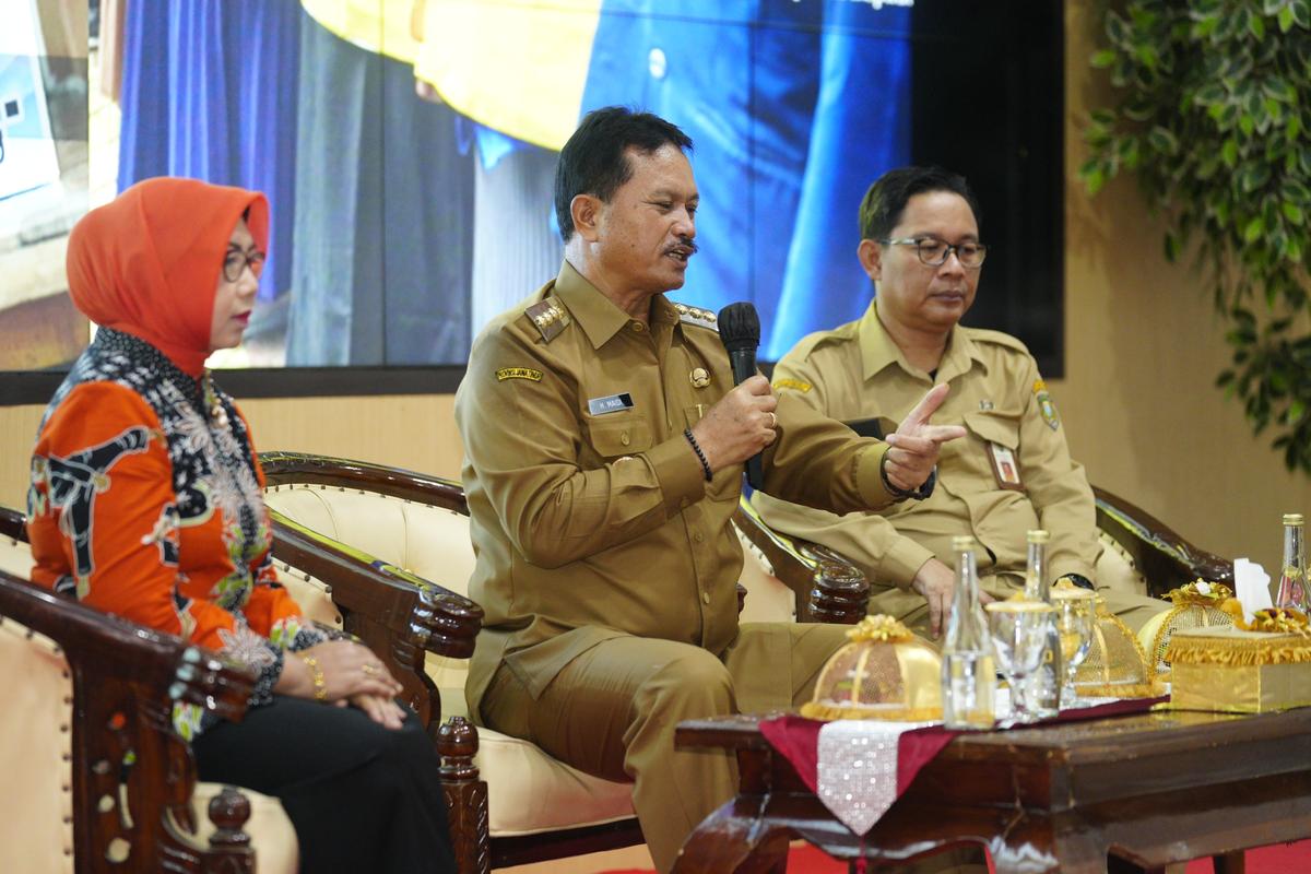 Foto 1 dari 8: Buka Sosialisasi Keamanan Informasi dan Perlindungan Data Pribadi Bagi PKK, Wali Kota Ingatkan Pentingnya Menjaga Privasi Diri
