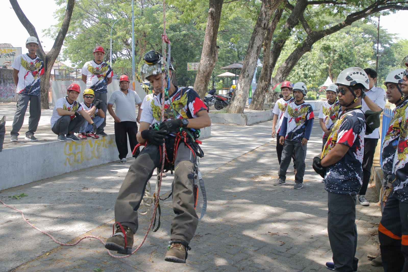 Foto 3 dari 9: Guna Tambah Skill, Puluhan Tim Pemangkas Pohon Perkim Dibekali Pelatihan