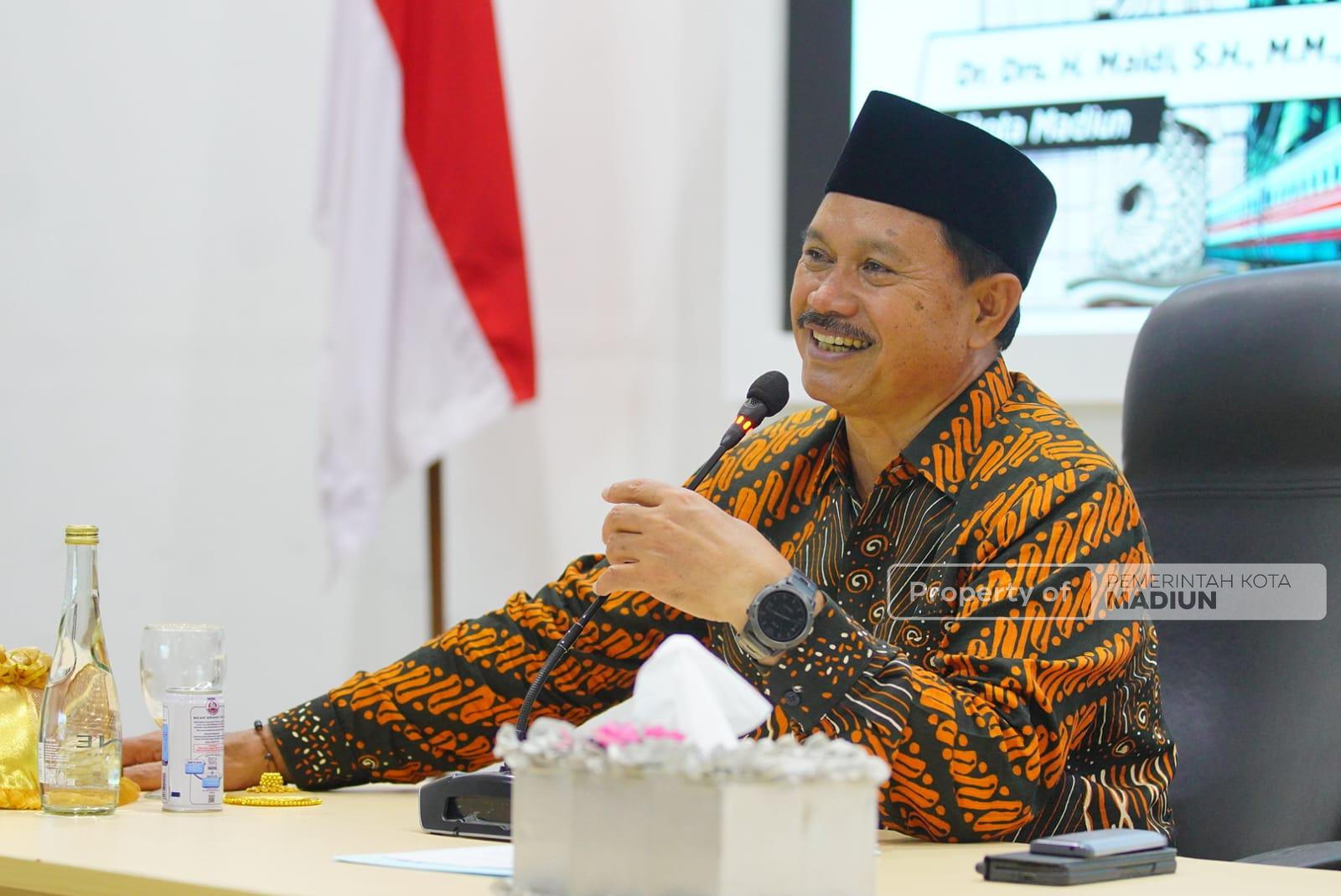Jadi Narasumber Webinar, Wali Kota Sampaikan Refleksi Lima Tahun Kepemimpinannya Di Kota Madiun