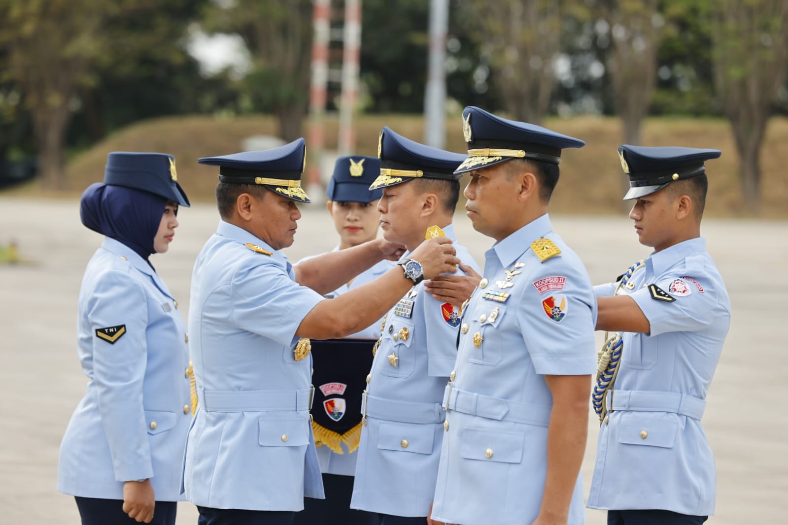 Foto 1 dari 4: Hadiri Sertijab Danlanud, Wali Kota Harap Sinergi Semakin Kuat Untuk Jaga Kondusifitas Madiun Raya