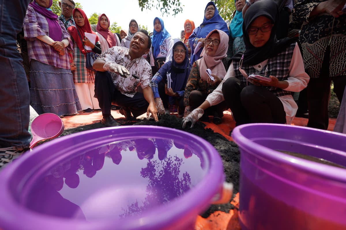 Foto 1 dari 8: Optimalkan Keberadaan P2L, DKPP Beri Pelatihan Pembuatan Nutrisi Tanaman