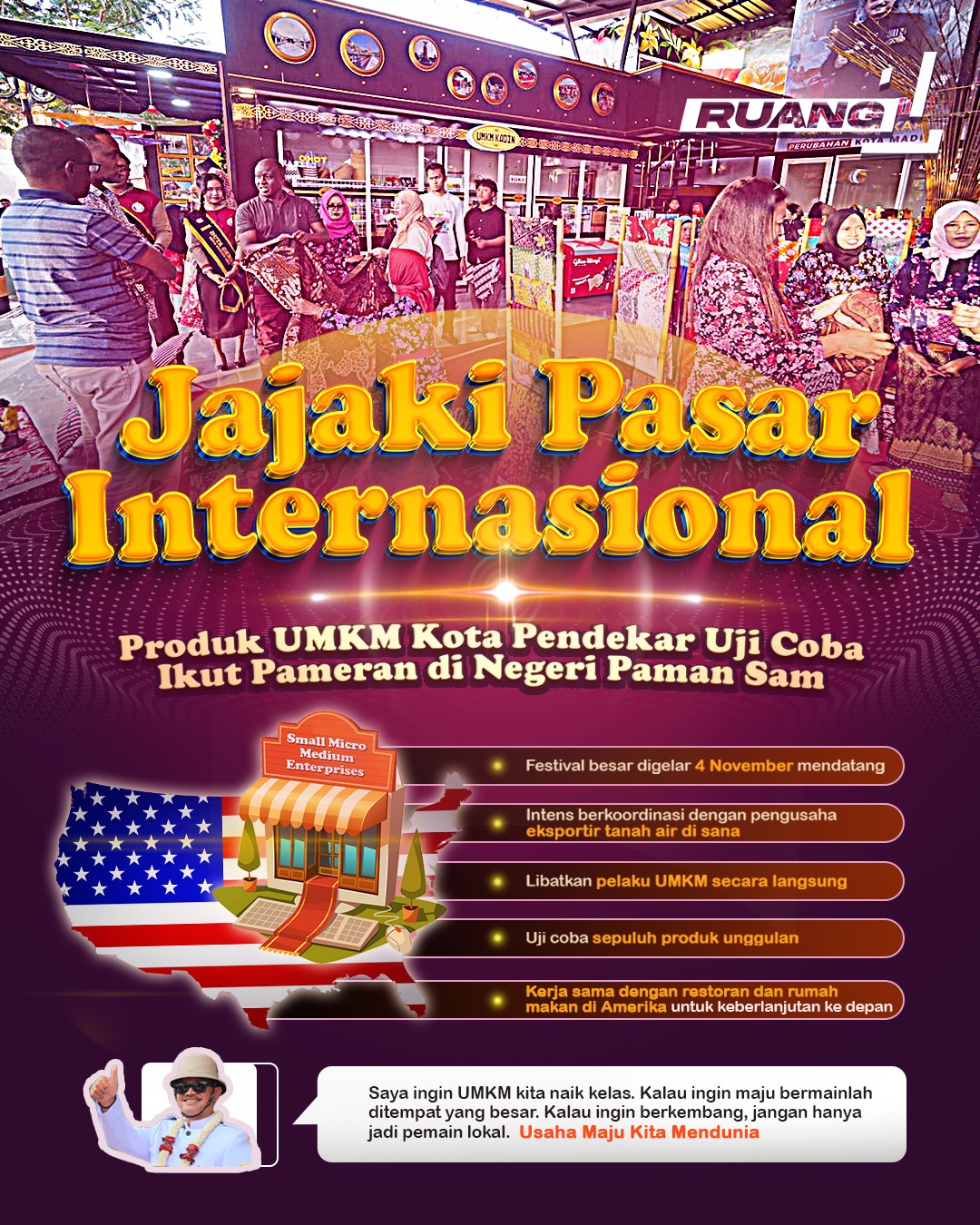 Foto utama berita: Jajaki Pasar Internasional