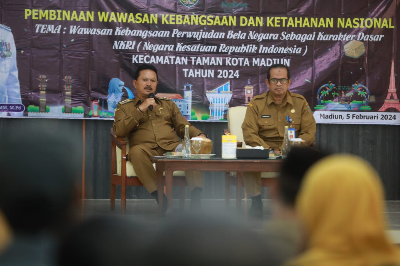 Foto utama berita: Sosialisasi Wawasan Kebangsaan Kepada Satlinmas, Wali Kota: Pedomannya Pancasila, Agama, dan Norma