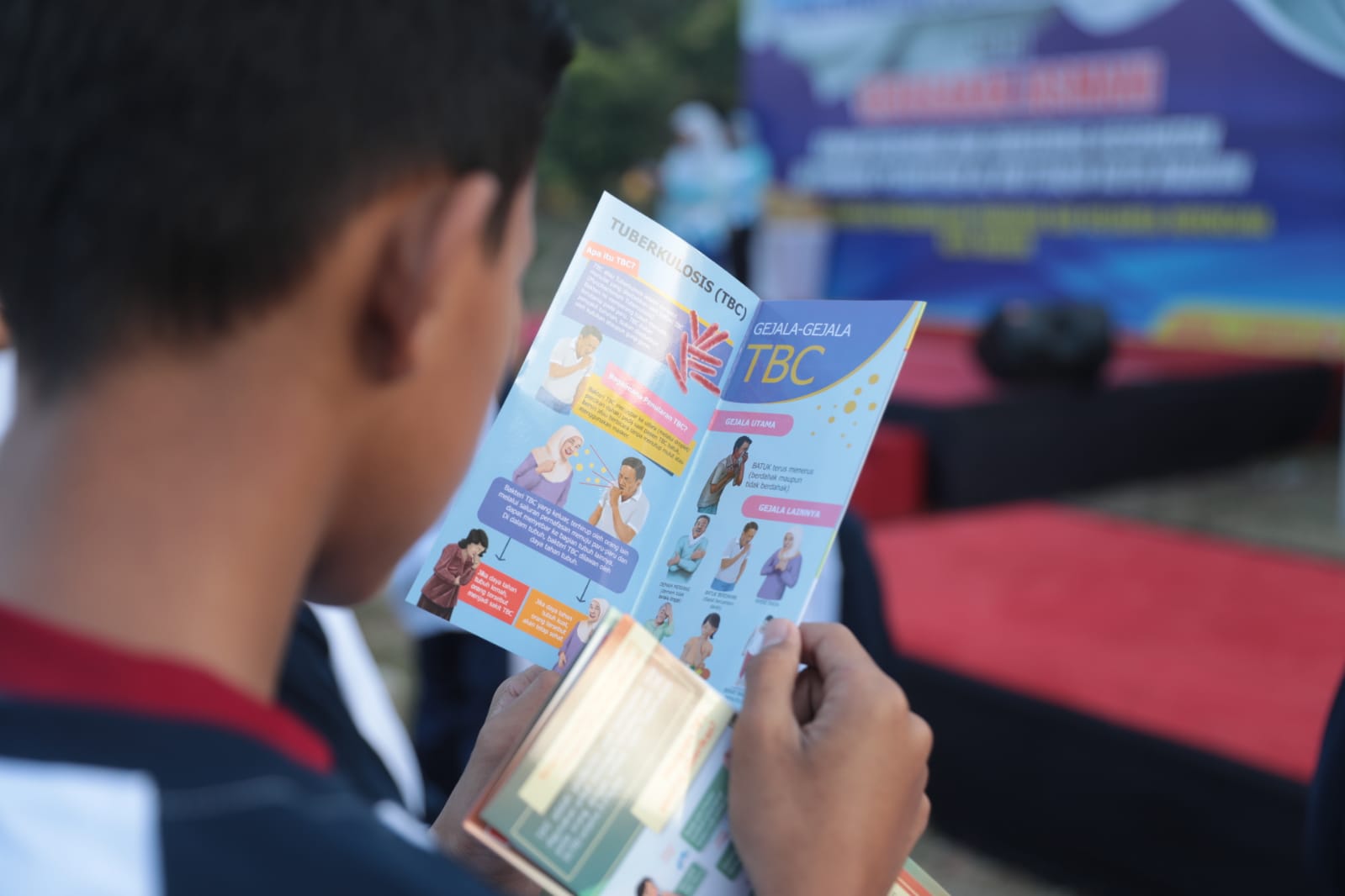 Foto 3 dari 11: Tekan Angka Penularan TBC Pada Kelompok Berisiko, Dinkes Gelar Skrining di Ponpes