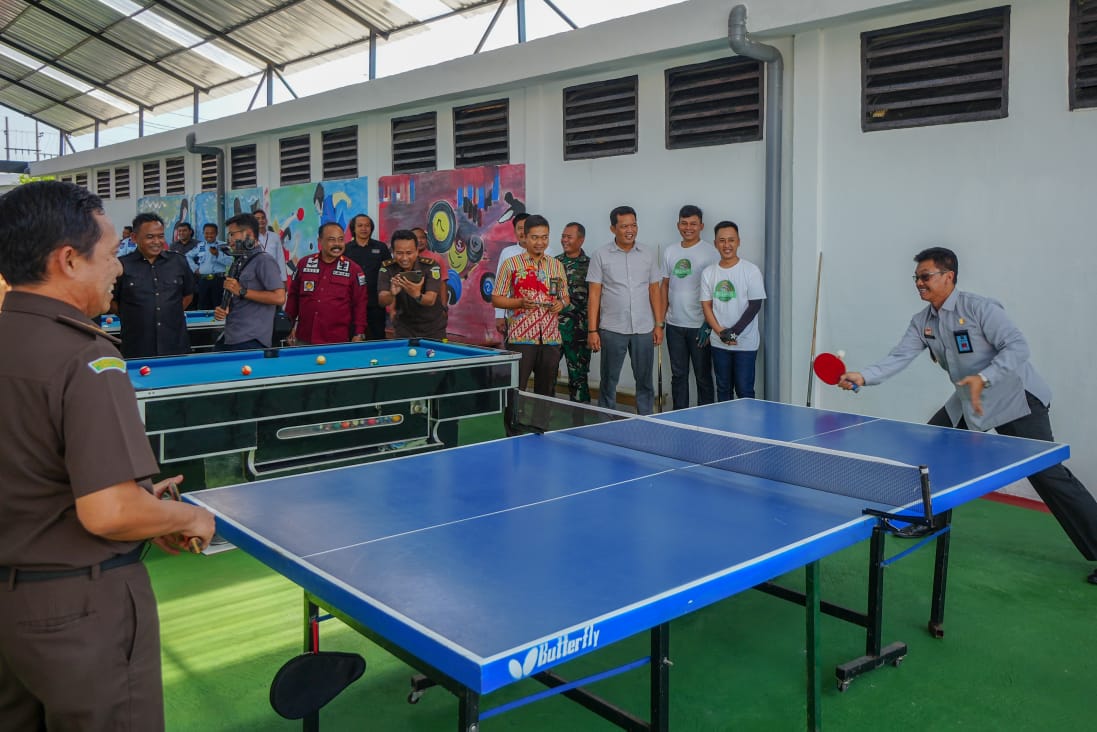 Foto 1 dari 4: Lapas I Madiun Kini Punya Sport Center, Jadi Sarana Rekreasi Warga Binaan