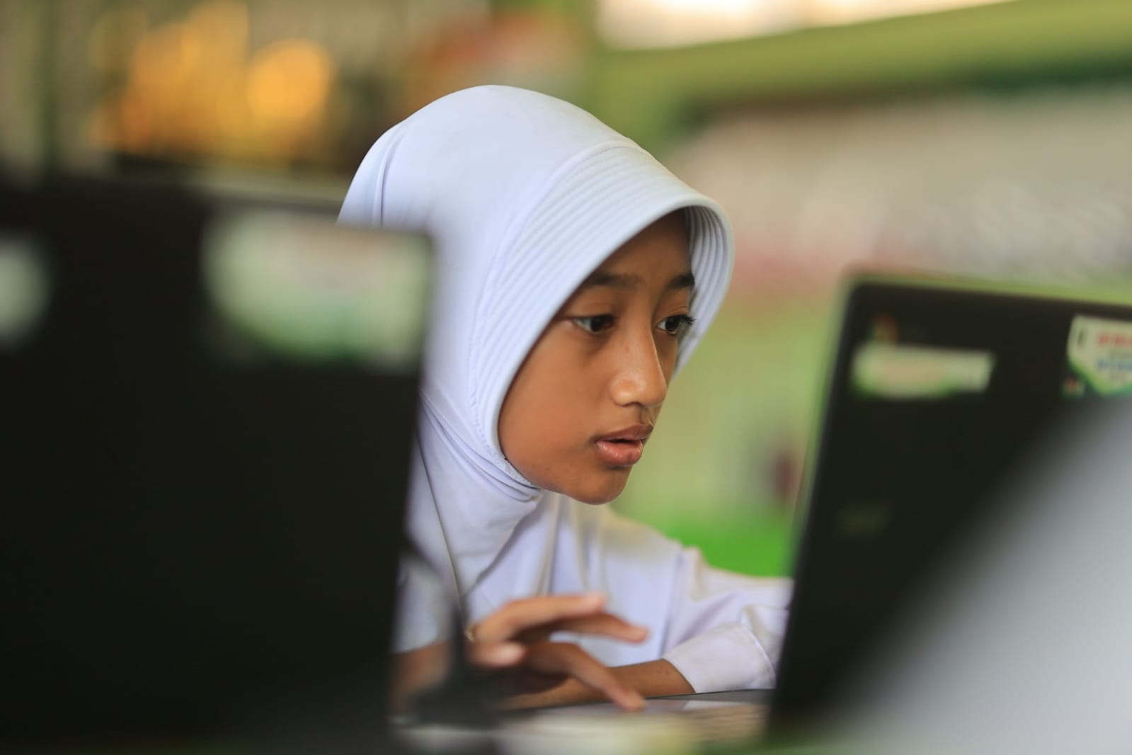 Foto 3 dari 4: Didukung Program Laptop dan Wifi Kota Pintar, ANBK di Kota Madiun Berjalan Lancar