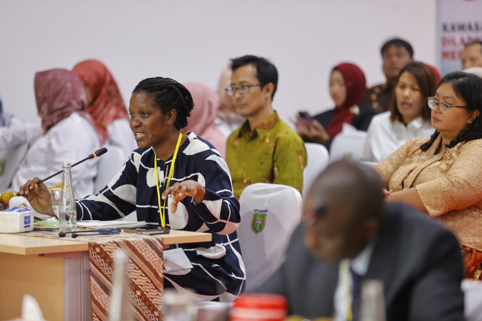 Foto 3 dari 9: Pemaparan Program Dikemas Talkshow, Diskusi dengan Delegasi Kenya-Bangladesh Berjalan Lebih Menarik