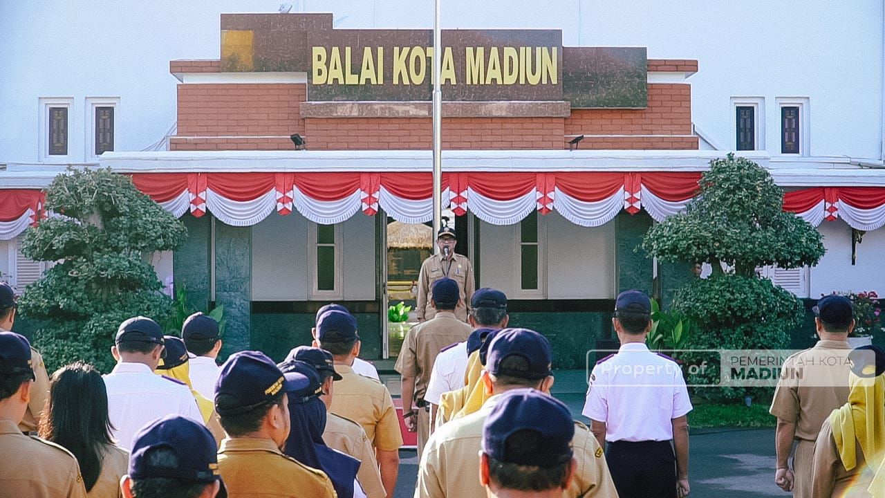 Pemkot Madiun Gelar Apel Pagi, ASN Diharap Tingkatkan Pelayanan