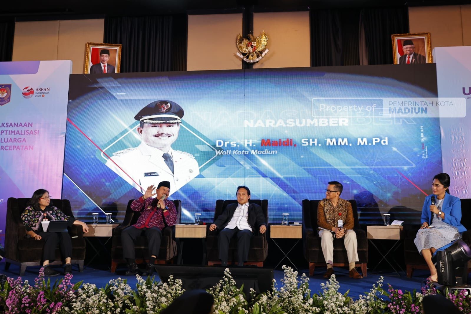 Foto utama berita: Narasumber Dialog Nasional Bersama Kemendagri, Wali Kota Paparkan Strategi Penurunan Stunting di Kota Madiun
