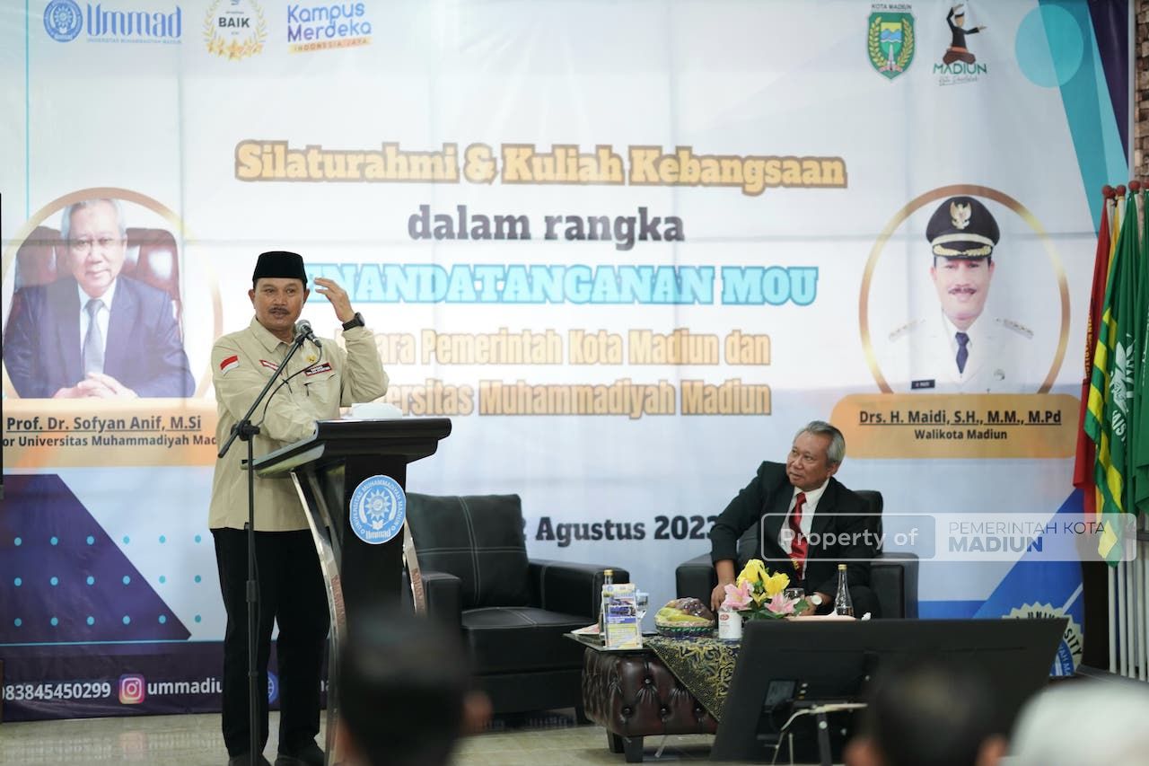 Foto utama berita: Teken MoU Antar Pemkot dan Ummad, Wali Kota Maidi Harap Lahirkan Generasi Berkualitas