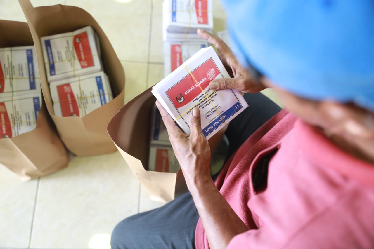 Foto 4 dari 9: KPU Kota Madiun Mulai Setting Logistik Usai Sortir Surat Suara