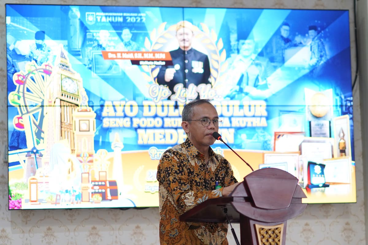 Foto 3 dari 9: Sambut Kunjungan Studi Tiru Provinsi Kepulauan Bangka Belitung, Wali Kota Sampaikan Digitalisasi Pendidikan Di Kota Madiun