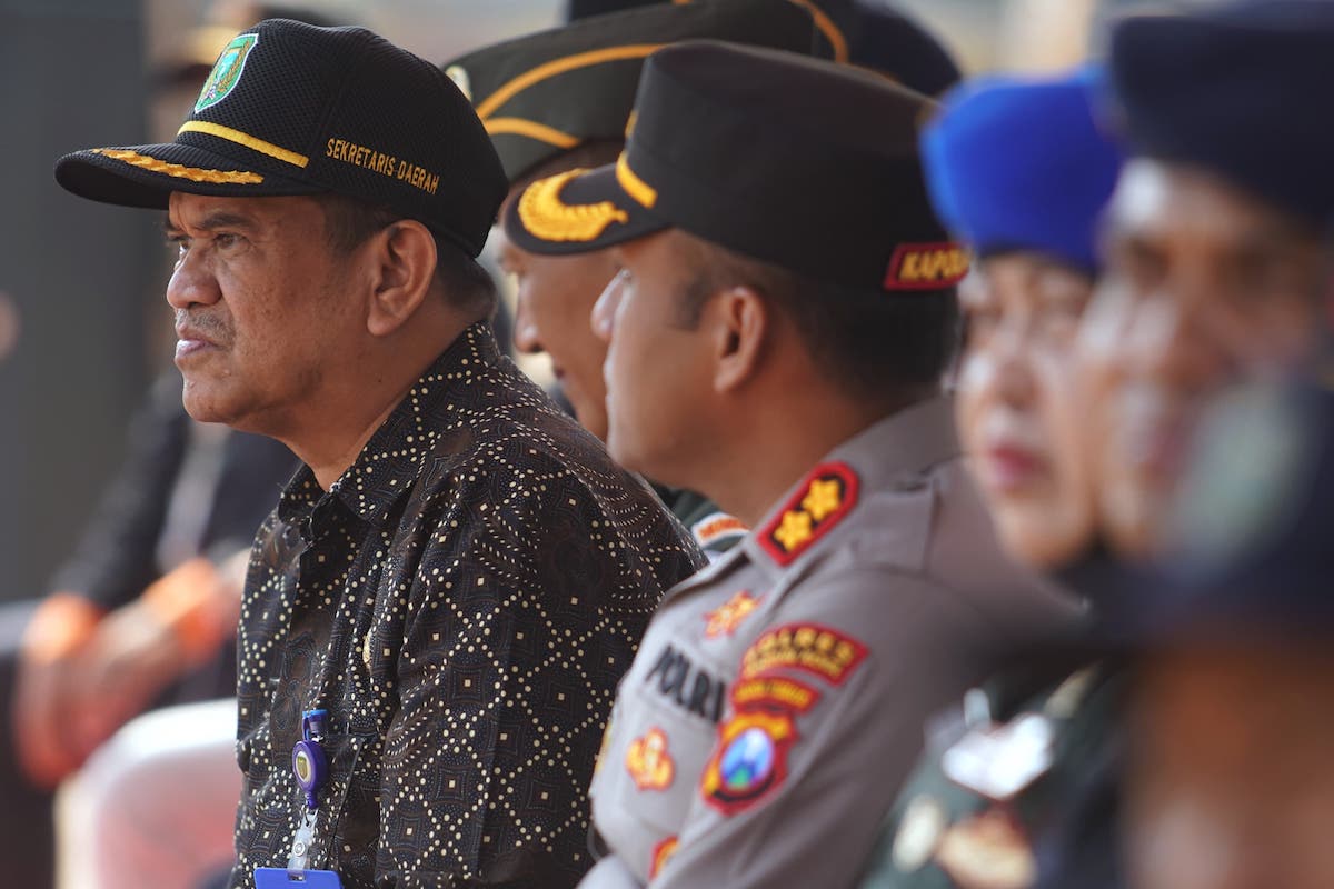 Foto 2 dari 9: Saksikan Simulasi Sispamkota, Sekda Harap Konduktivitas Kota Tetap Terjaga Selama Pemilu 2024