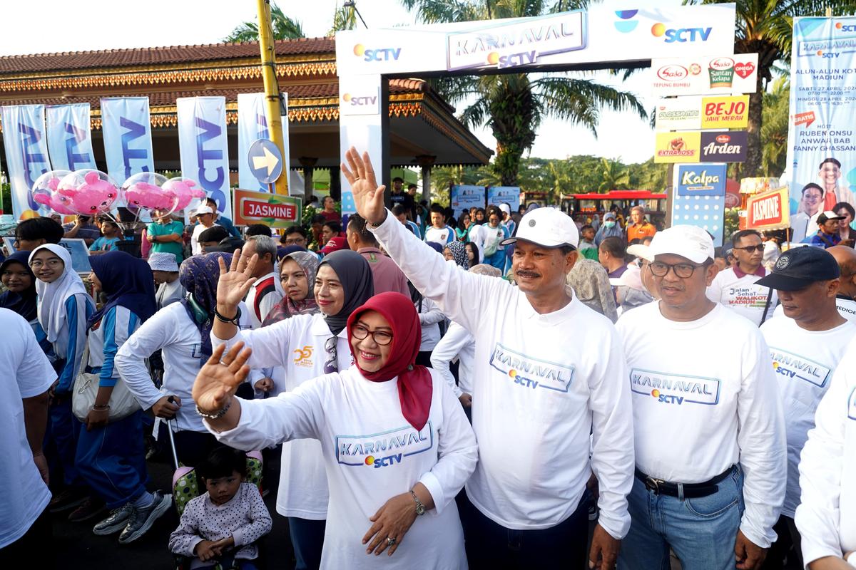 Berangkatkan Jalan Sehat SCTV, Wali Kota Beri Apresiasi Penyelenggara