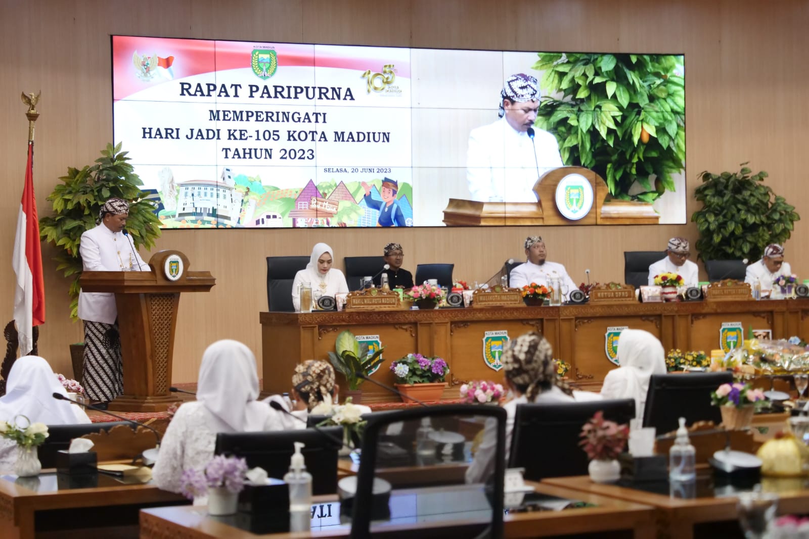 Hari Jadi Kota Madiun ke-105 DPRD Gelar Rapat Paripurna