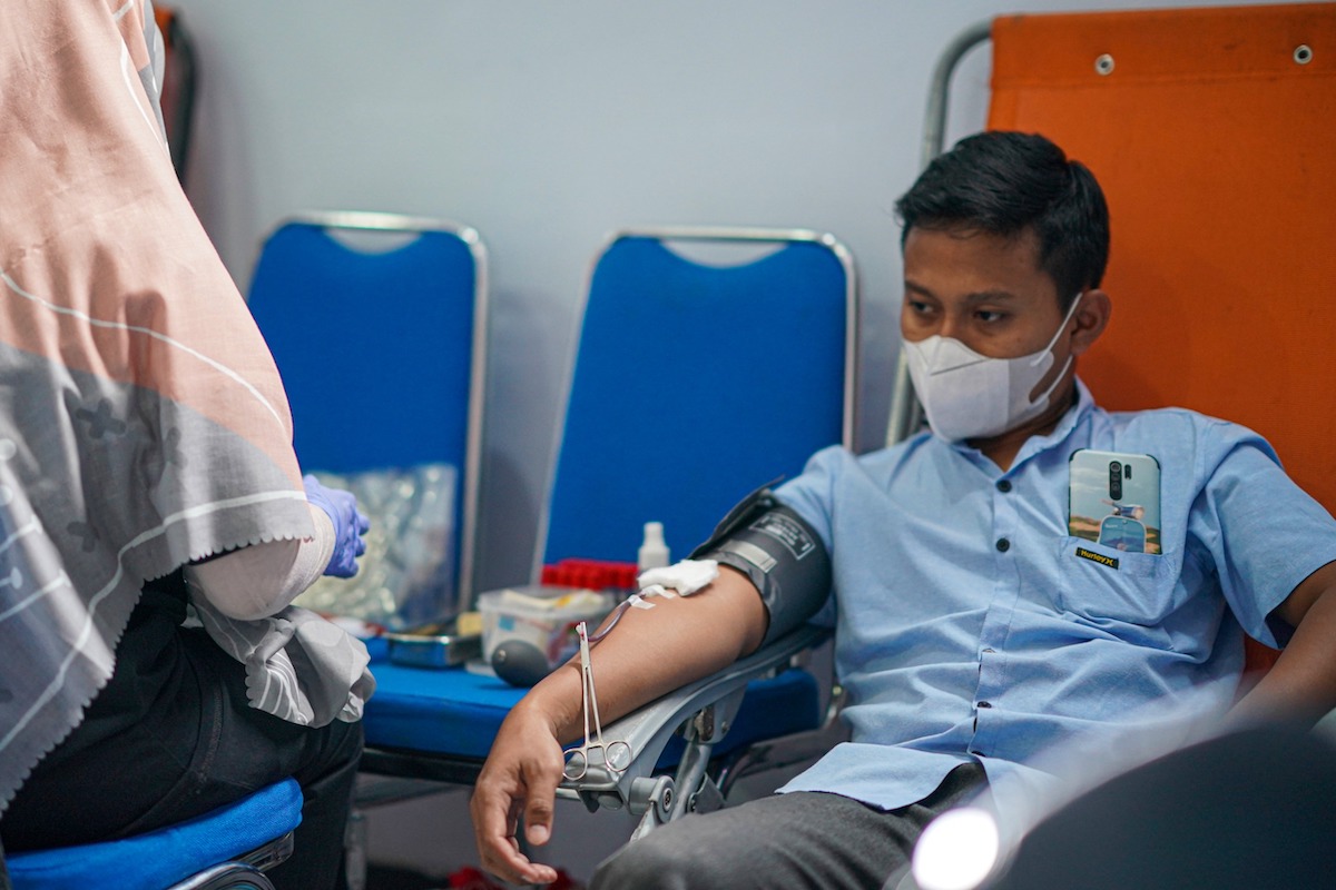 Foto 5 dari 6: Stok Darah Menipis, PMI Kota Madiun Imbau Warga Agar Lakukan Donor Darah