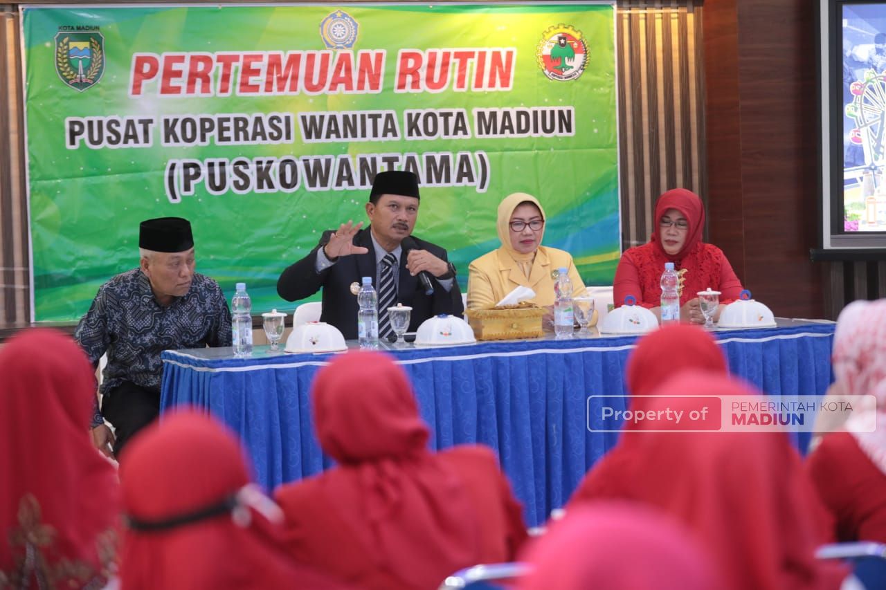 Hadiri Pertemuan Rutin Puskowantama, Wali Kota Harap Koperasi Jadi Tulang Punggung Ekonomi