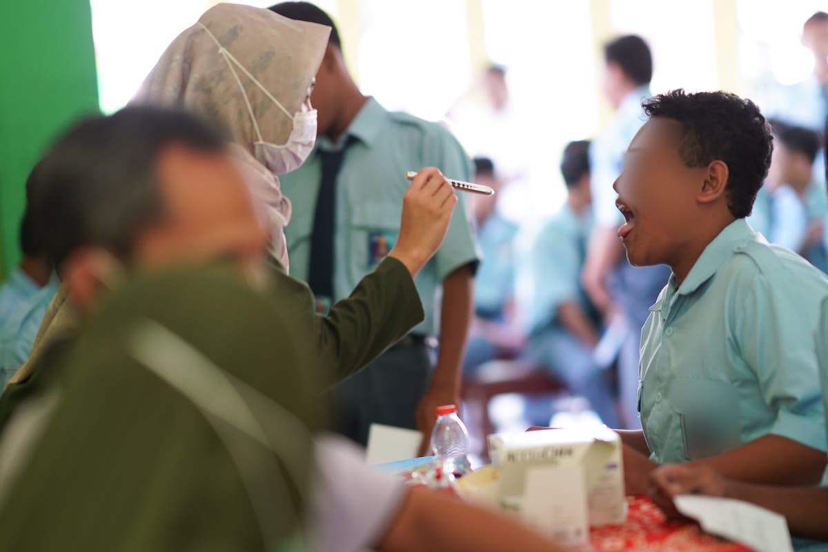 Foto 4 dari 9: Cek Paparan Asap Rokok Pada Siswa, Puskesmas Sukosari Gelar Skrining di Sekolah