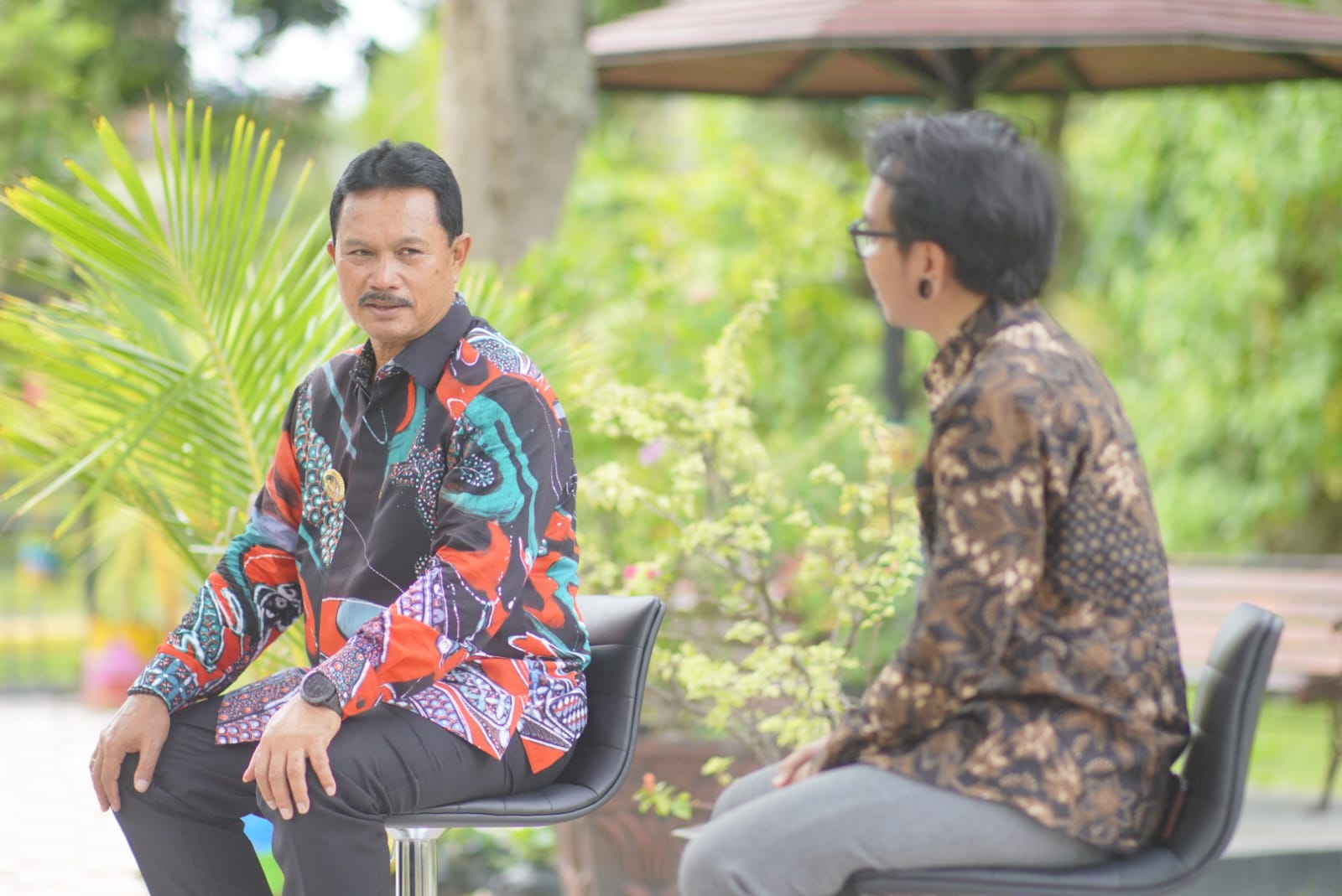 Foto 1 dari 3: Jadi Narsum Program Obrol-Obrol Jawa Pos TV, Wali Kota Sampaikan Kilas Balik Capaian Kota Pendekar