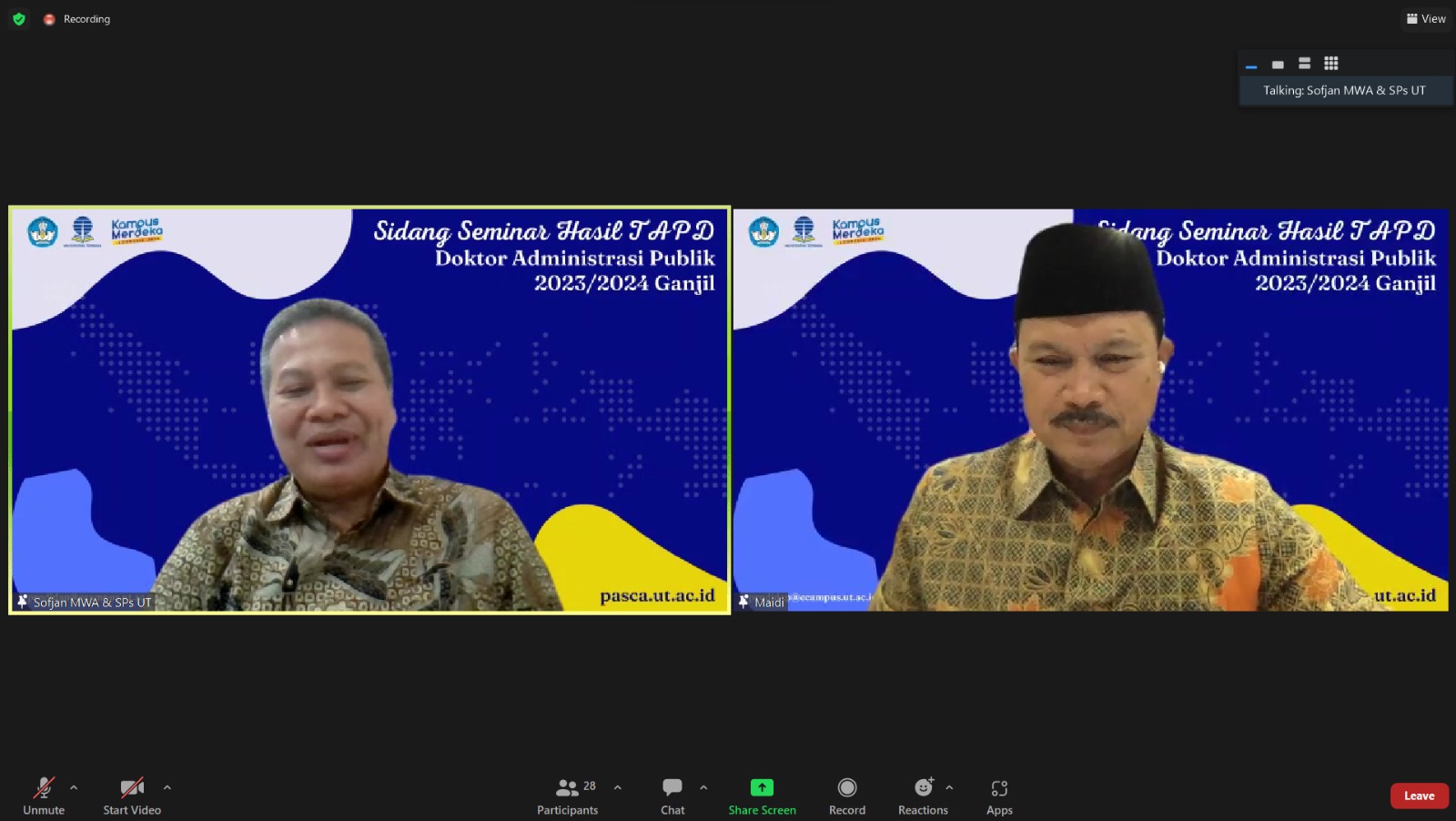 Foto utama berita: Jalani Seminar Hasil TAPD di Surabaya, Wali Kota Maidi Kurang Dua Langkah Lagi Raih Gelar Doktor