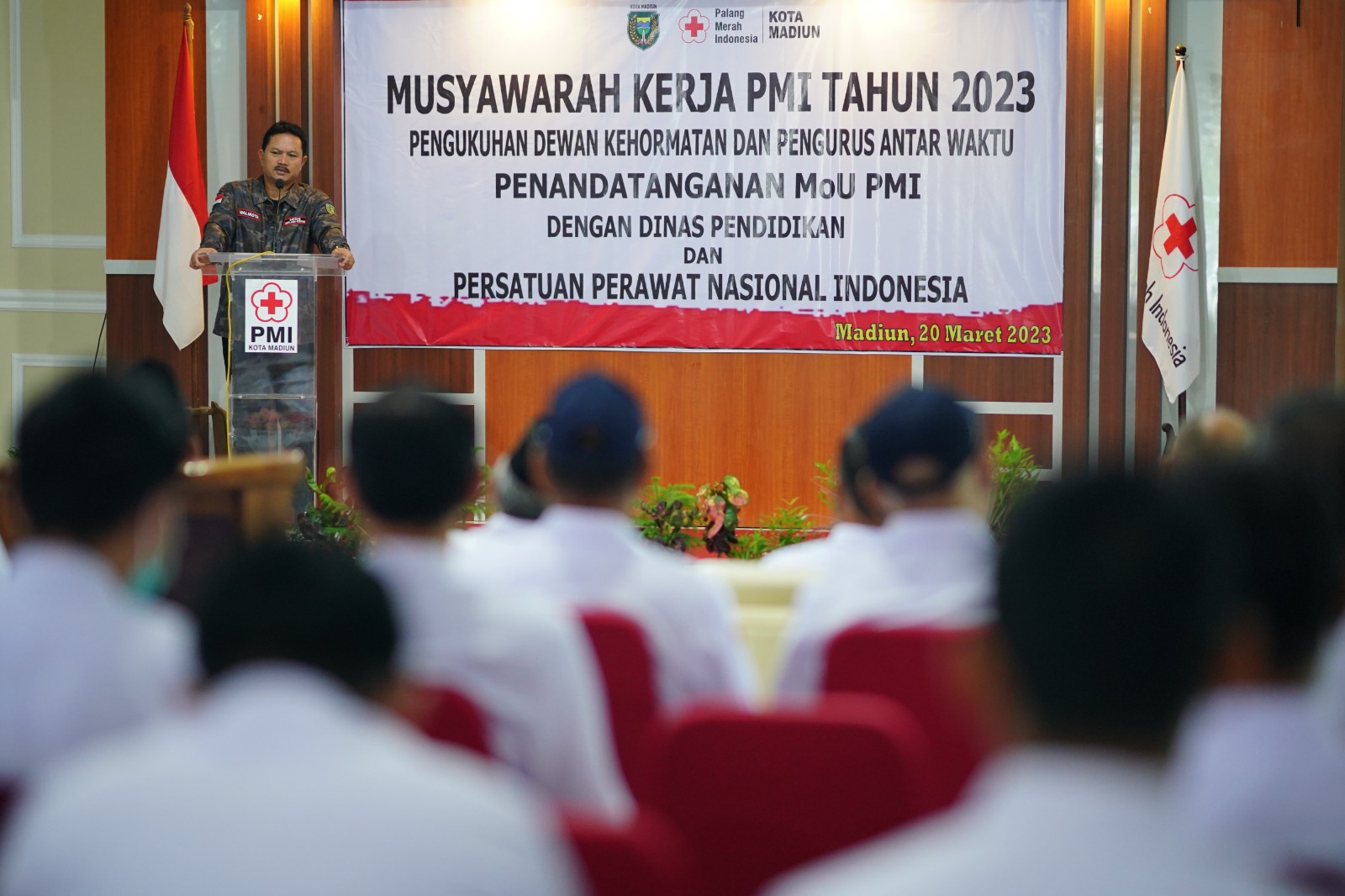 Hadiri Musyawarah Kerja PMI, Wali Kota Pesan Kerja Ikhlas, Cerdas, dan Tuntas