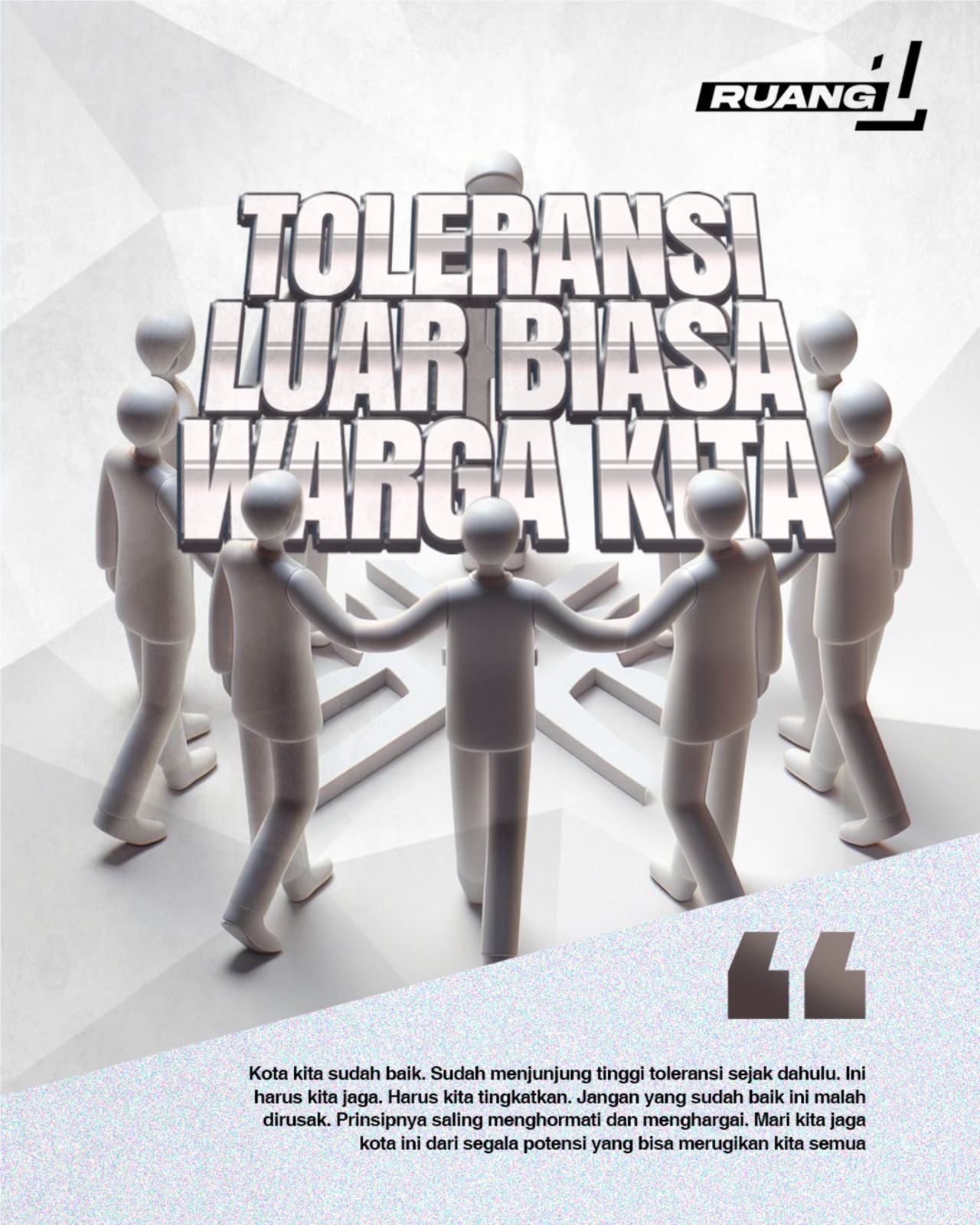 Foto utama berita: Toleransi Luar Biasa Warga Kita