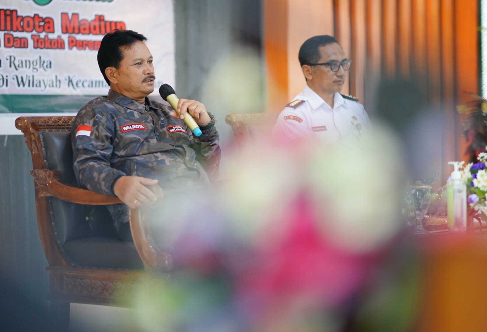 Foto 3 dari 10: Gelar Cangkrukan dan Halal Bihalal Bersama, Wali Kota Harap Kerukunan dan Keamanan Kota Tetap Terjaga