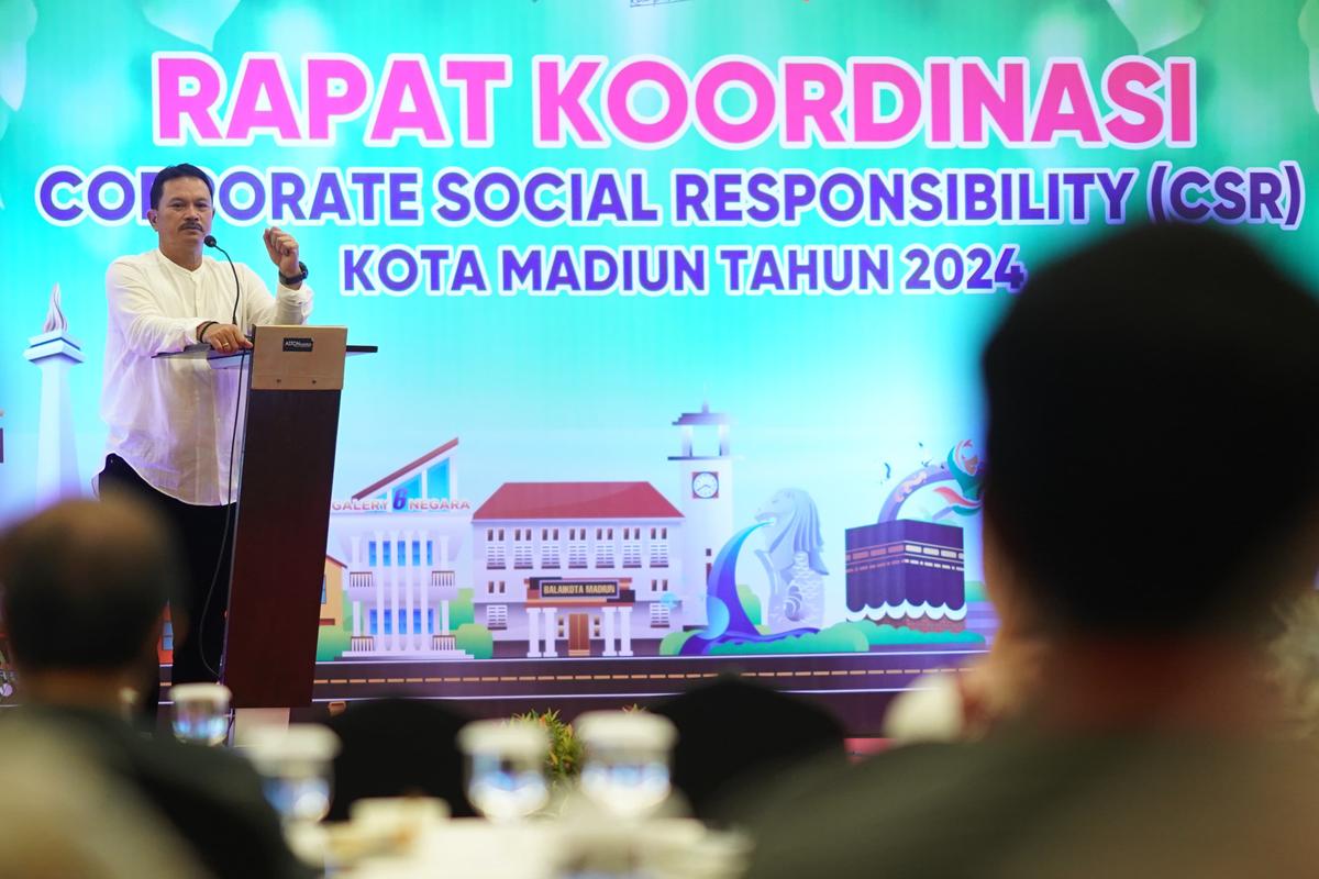 Foto 1 dari 9: Banyak Perusahaan Bantu Pembangunan Lewat CSR, Wali Kota Dr. Maidi Ucapkan Terima Kasih dan Beri Apresiasi