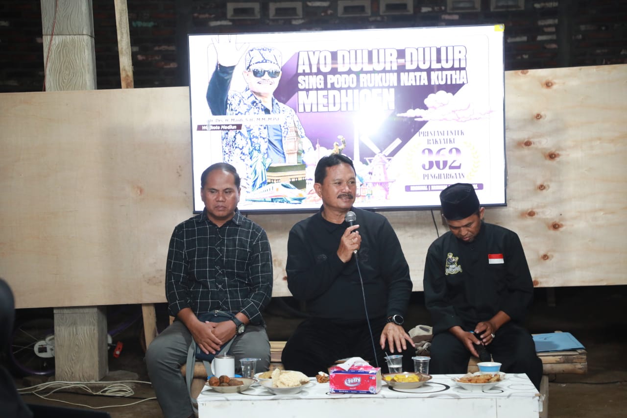 Ramah Tamah dengan Warga Rejomulyo, Wali Kota Juga Ngopi Bareng Sambil Serap Aspirasi