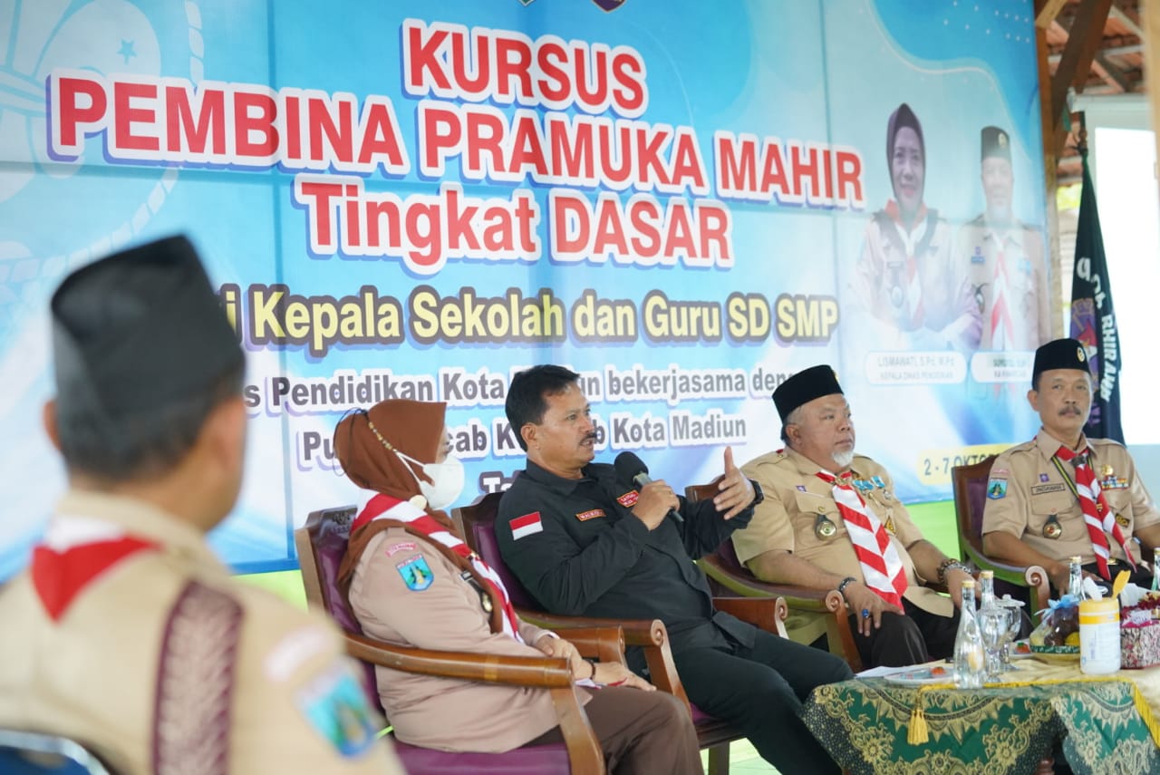 Jadi Narasumber Kursus Mahir Pembina Pramuka, Wali Kota Imbau Pembina Asah Ilmu Kepemimpinan